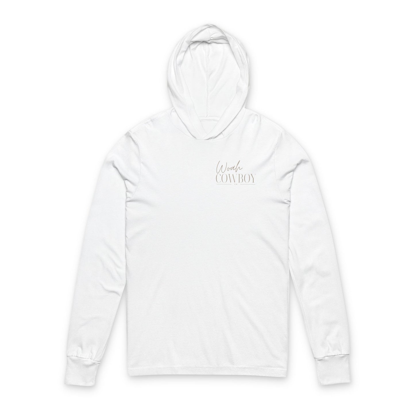 Cowboy Long Sleeve Hoodie for Unisex, Stylish Cowboy Shirt, Perfect Gift for Western Lovers, Casual Wear, Cold Weather Fashion