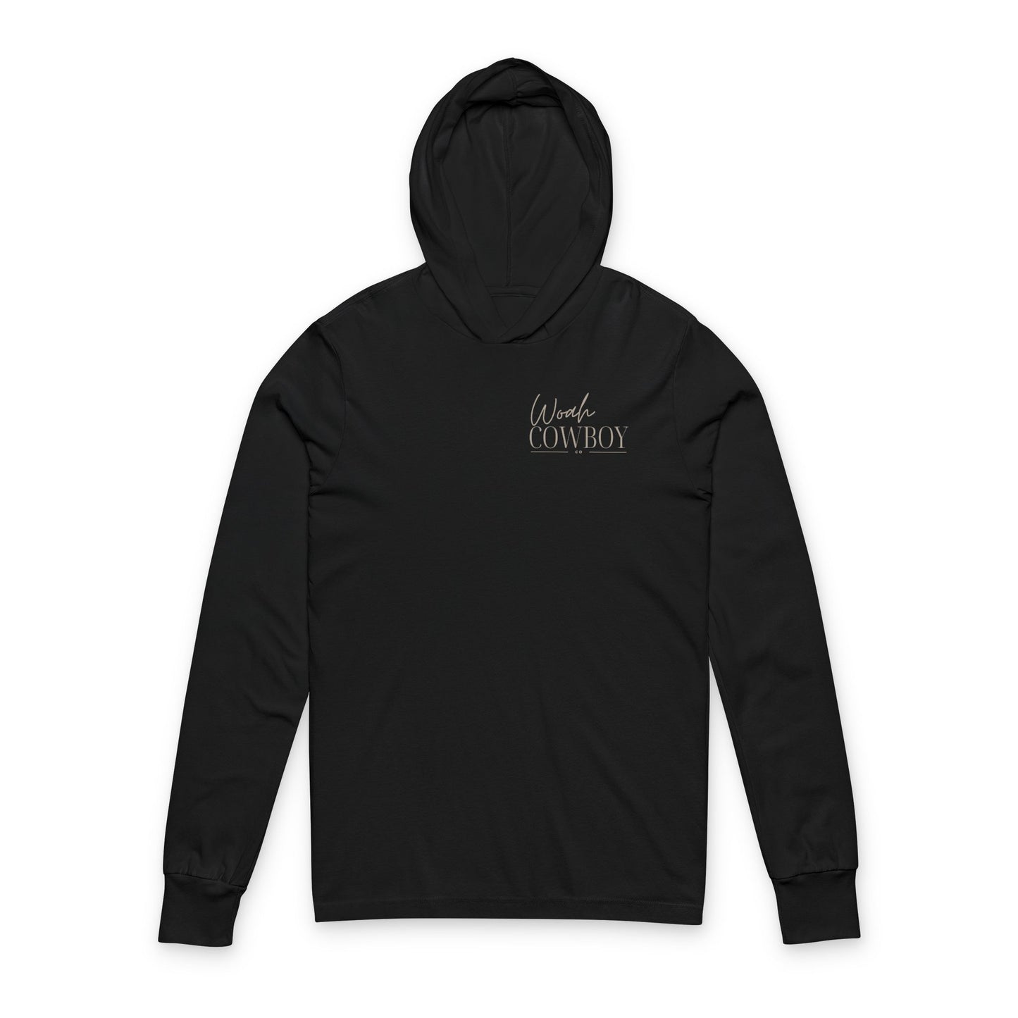 Cowboy Long Sleeve Hoodie for Unisex, Stylish Cowboy Shirt, Perfect Gift for Western Lovers, Casual Wear, Cold Weather Fashion
