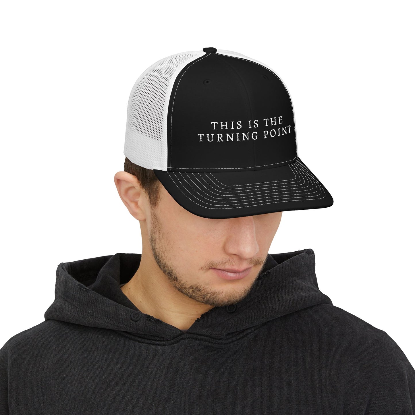 Empowering Message Snapback Cap - Perfect for Daily Wear, Gifts, Sports, and Events, Bold 'This is the Turning Point' Design, Trendy [...]