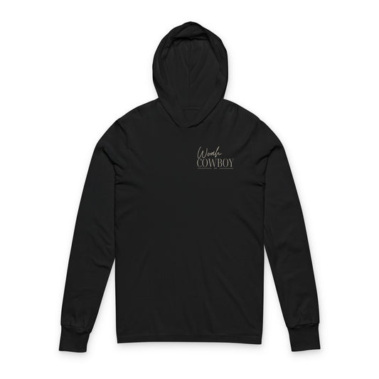 Cowboy Long Sleeve Hoodie for Unisex, Stylish Cowboy Shirt, Perfect Gift for Western Lovers, Casual Wear, Cold Weather Fashion